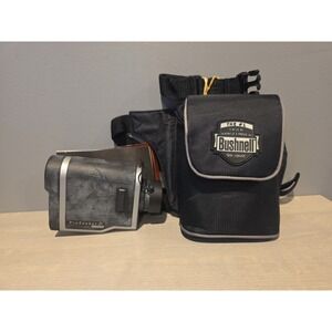 Bushnell Pinseeker 1500 Used Black/Grey RangeFinder With Bag And Manual Untested